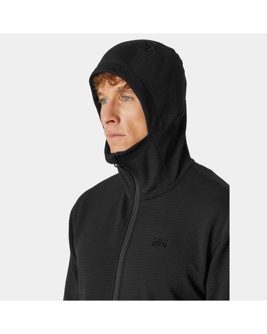 Helly Hansen Black Evolved Air Hooded Midlayer for men