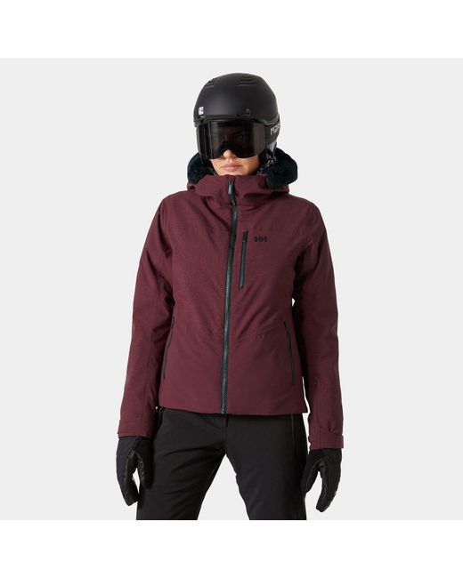 Helly Hansen Red Val D'isere Puffy Jacket 2.0 Purple