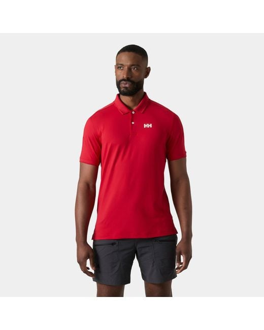 Helly Hansen Red Hp Salina Polo for men
