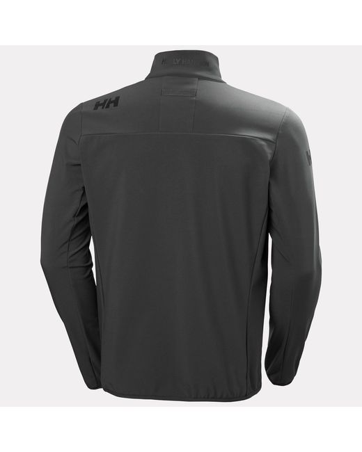 Helly Hansen Gray Crew Softshell 2.0 Jacket for men