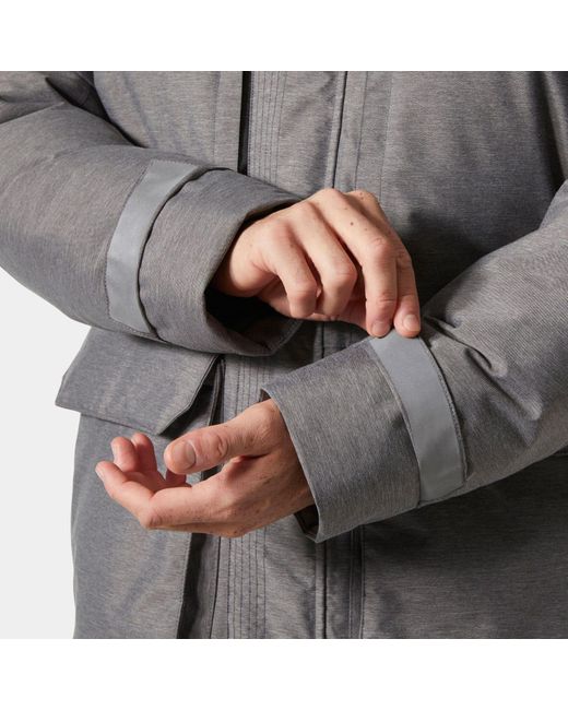 Helly Hansen Gray Nordsjo Comfortable Urban Winter Parka for men