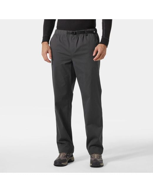 Helly Hansen Gray Holmen Relaxed Trousers for men