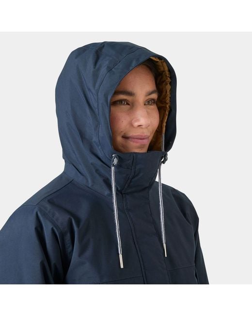 Helly Hansen Blue Hvaler Insulated Raincoat