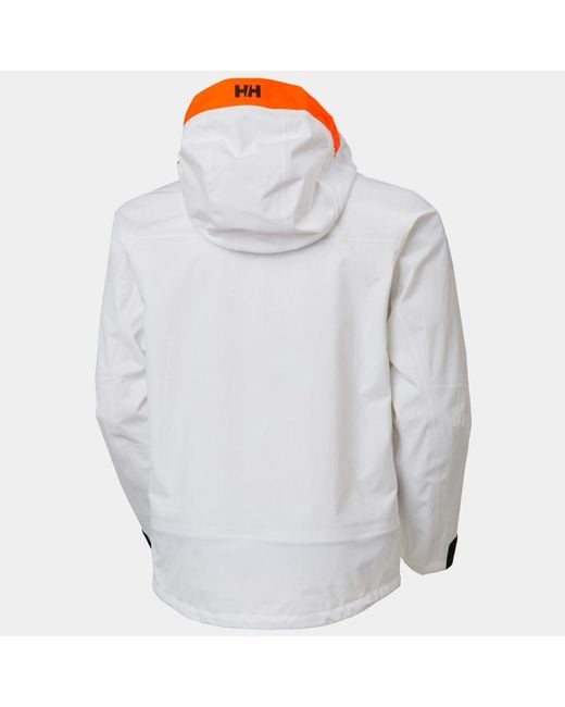 Helly Hansen White Sogn Shell 2.0 Shell Jacket for men