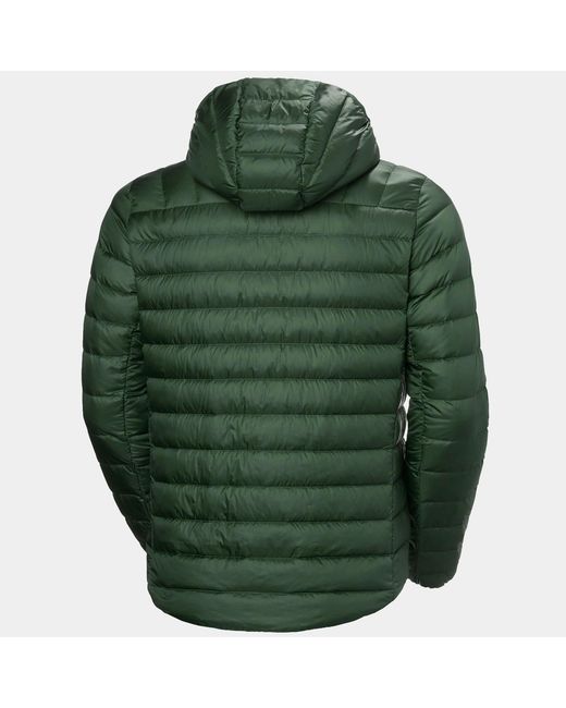 Helly Hansen Green Verglas Hooded Down Jacket 2.0 for men