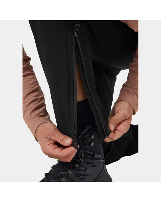 Helly Hansen Black Verglas 3 Layer Shell Trousers for men
