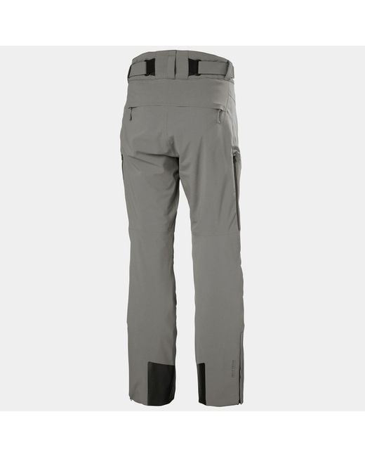 Helly Hansen Gray Alpha Lifaloft Lightweight Mountain Ski Pants for men