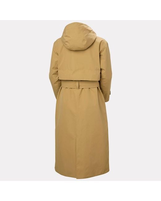 Helly Hansen Metallic Avenue Insulated Long Trench Coat