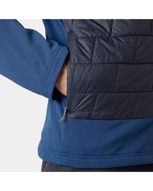 Helly Hansen Blue Lifaloft Hybrid Insulator Jacket for men
