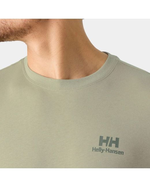 Helly Hansen Green Nord Graphic T-Shirt for men