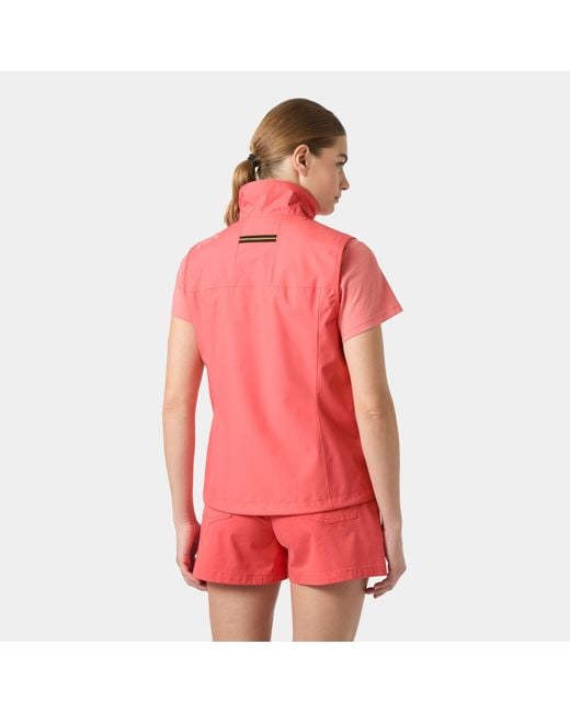 Crew Sailing Vest 2.0 Rosa di Helly Hansen in Red