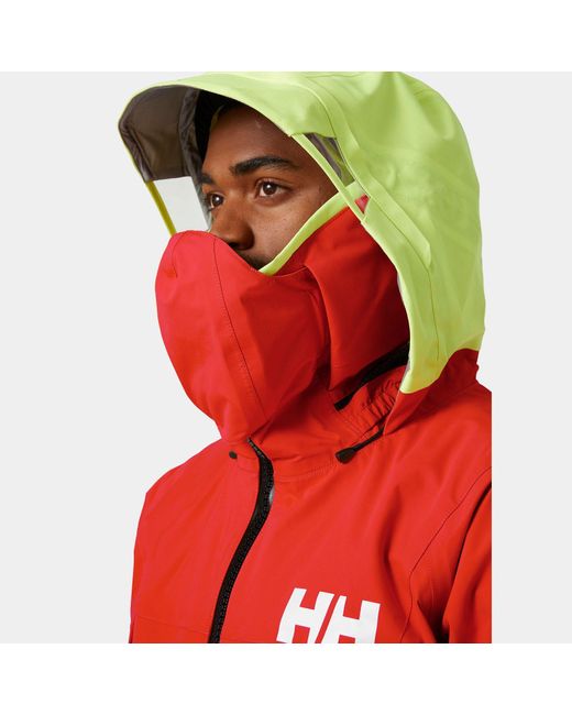 Helly Hansen Aegir Ocean Sailing Jacket Red for men
