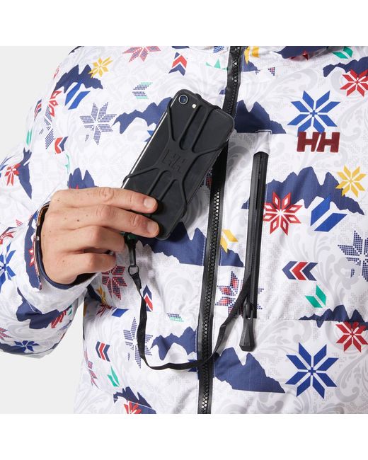 Helly Hansen Blue Kvitfjell Race Puffy Ski Jacket for men