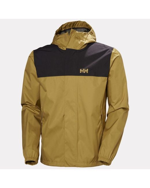 Helly Hansen Green Vancouver Rain Jacket for men