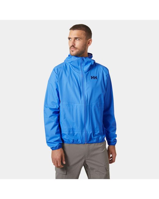 Men's verglas 2.5 layer fastpack jacket Helly Hansen de hombre de color Blue