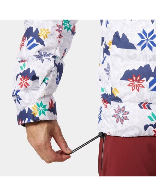 Helly Hansen Blue Kvitfjell Race Puffy Ski Jacket for men