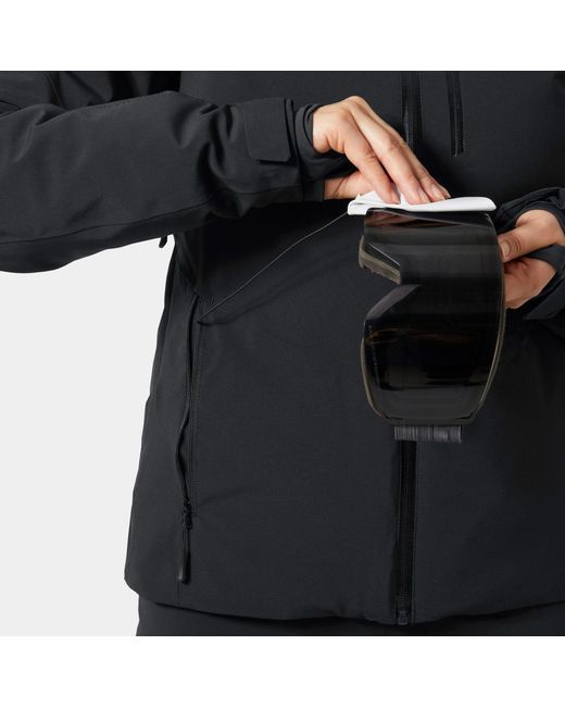 Helly Hansen Black Alphelia Jacket Clothing, Elastane/Polyamide/Polyester
