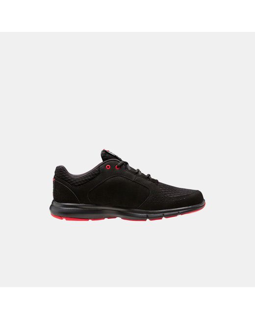 Helly Hansen Black Ahiga V4 Hydropower Lightweight Deck Sneakers for men