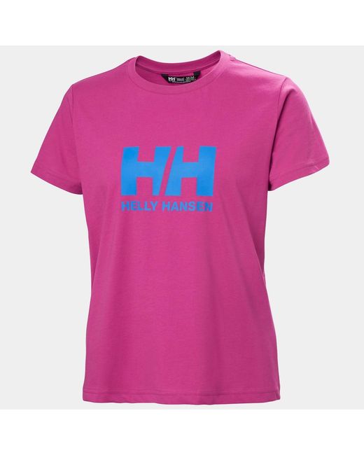 Helly Hansen Purple Hh Logo T-Shirt 2.0