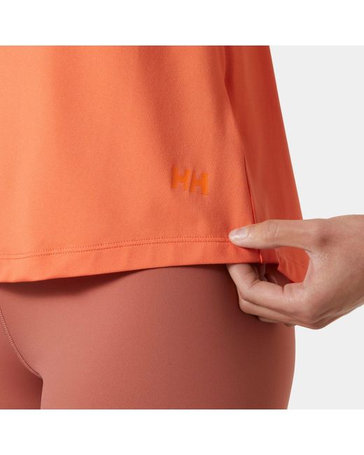 Helly Hansen Orange Tech Split Back Tank 2.0