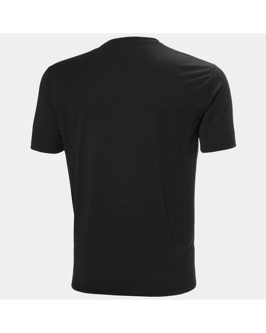 Helly Hansen Black Skog Recycled Graphic T-Shirt for men