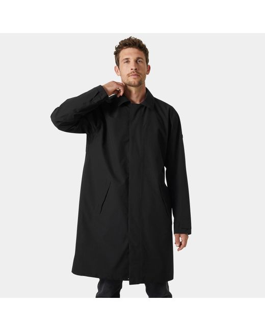 Helly Hansen Black Vika Raincoat for men