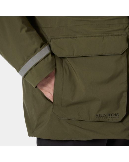 Helly Hansen Green Reine Winter Parka for men
