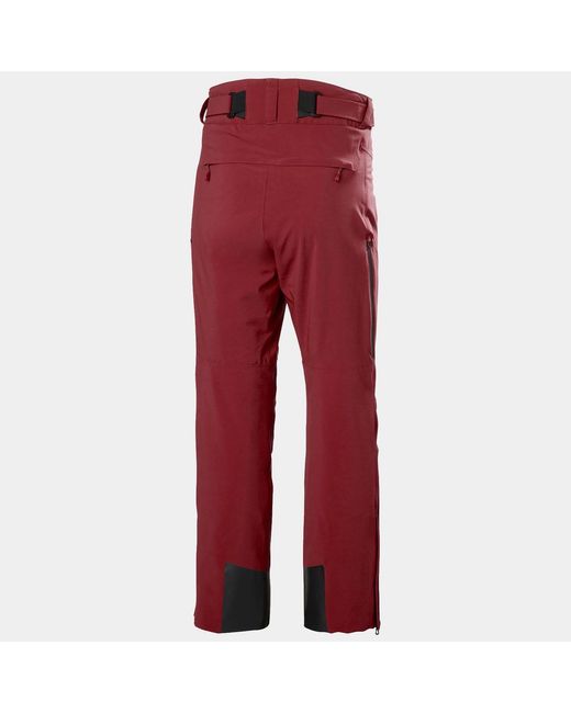 Helly Hansen Red Alpha Lifaloft Lightweight Mountain Ski Pants for men