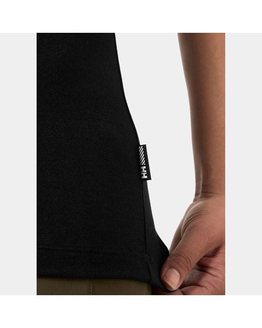 Helly Hansen Black Hh Durawool T-Shirt