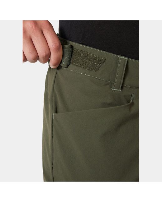 Helly Hansen Green Blaze Softshell Shorts for men