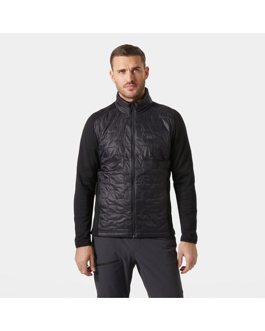 Helly Hansen Black Lifa Loft Hybrid Jacket for men