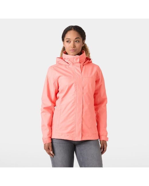 Helly Hansen Pink Aden Great-Fit Versatile Rain Jacket