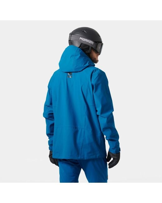 Alpha Long Shell Jacket Hombre Helly Hansen de hombre de color Blue