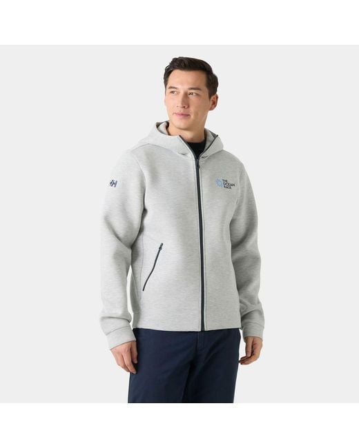 Helly Hansen Gray The Ocean Race Full-Zip Hoodie for men