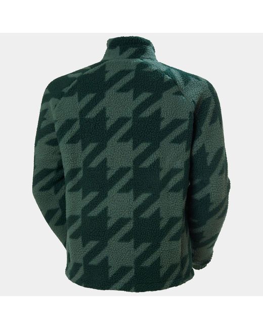 Helly Hansen Green Panorama Printed Pile Snap for men