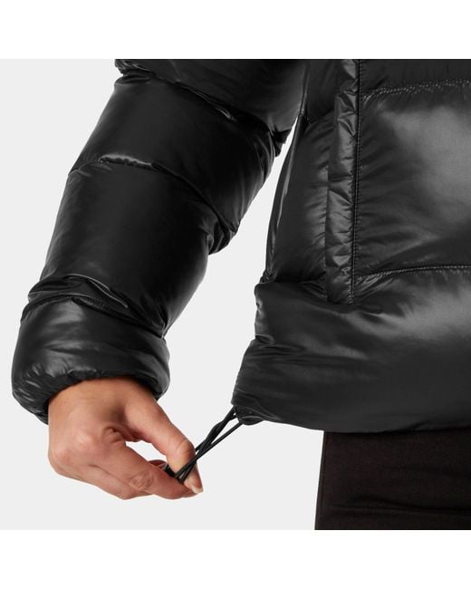 Jade Puffer Jacket Mujer Helly Hansen de color Black