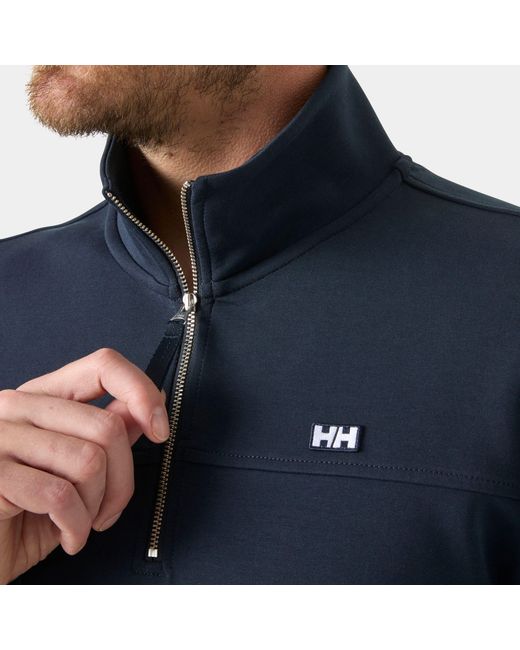 Helly Hansen Blue Koster Sweat Half-Zip for men