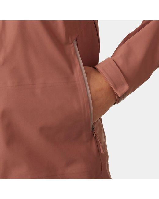 Helly Hansen Brown Verglas Backcountry Ski Shell Jacket