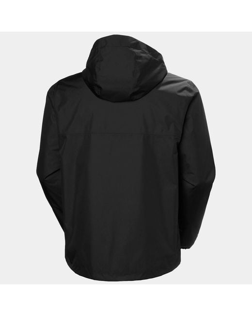 Helly Hansen Black Vancouver Insulated Rain Jacket for men