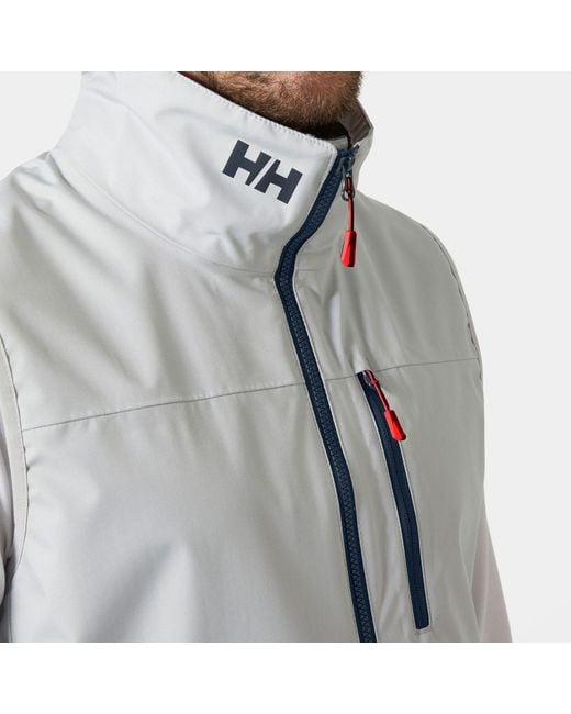 Helly Hansen Gray Crew Vest 2.0 for men