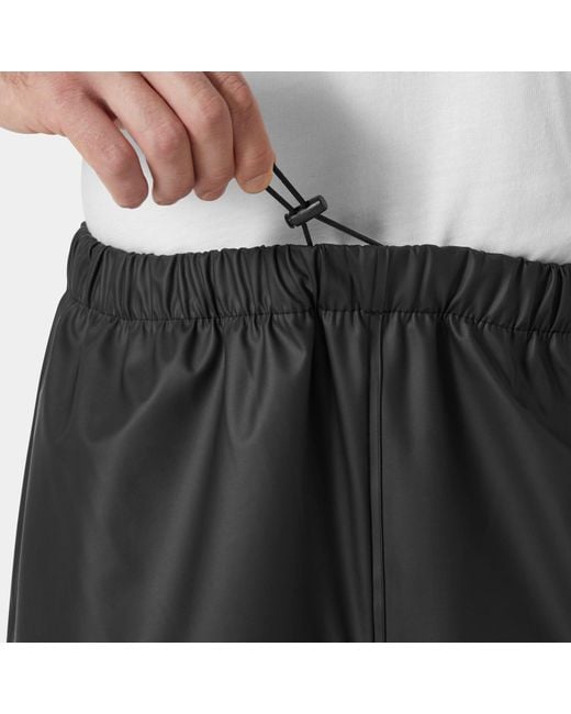 Helly Hansen Black Moss Durable Shell Pants for men