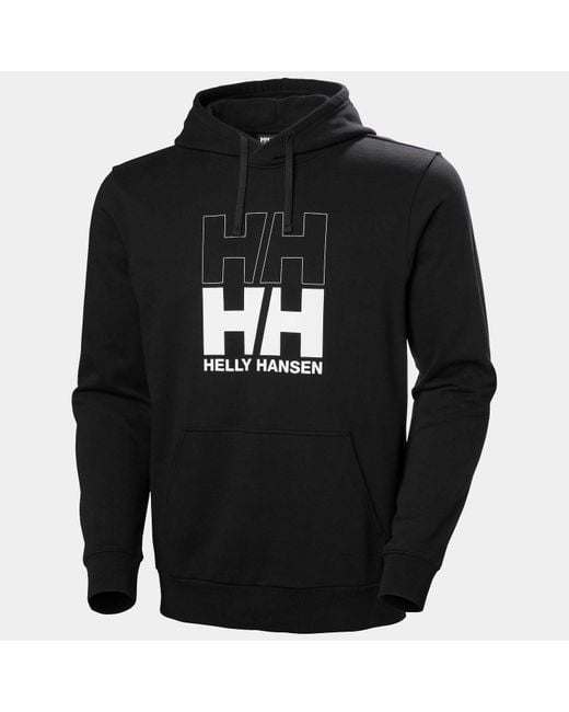Helly Hansen Black Core Graphic Hoodie for men