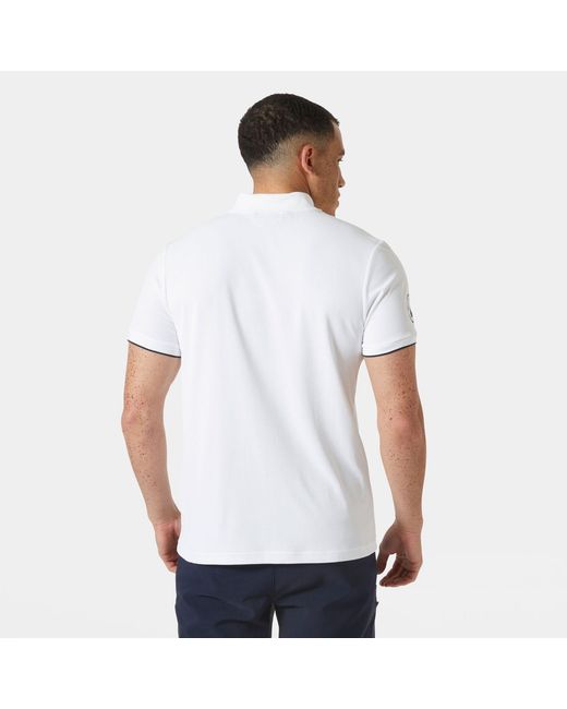 Helly Hansen White Ocean Polo 2.0 for men