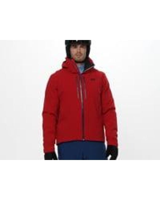 Helly Hansen Alpha Lifaloft Lightweight Ski Jacket Red for men