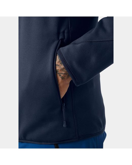 Helly Hansen Blue Alpha Zero Fleece Outdoor Jacket for men