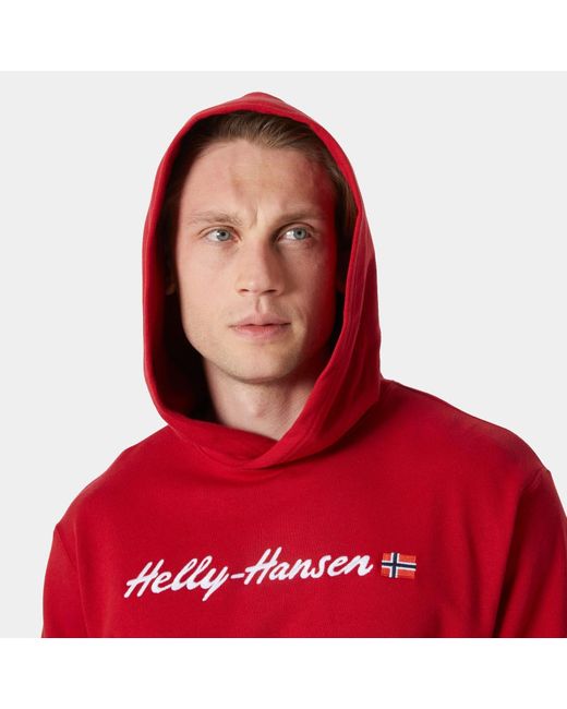 Helly Hansen Herren Core Sweat-Hoodie in Red für Herren