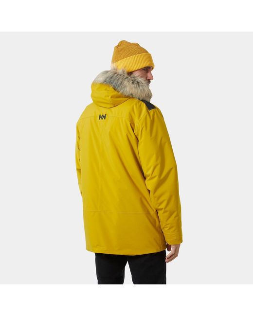 Helly Hansen Yellow Reine Parka Jacket for men