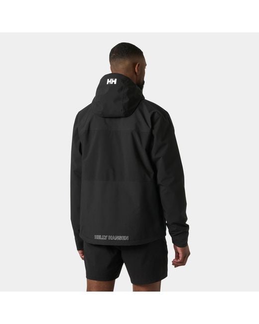 Helly Hansen Black Ace Rain Jacket for men