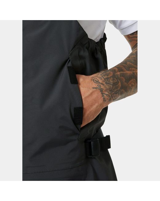 Helly Hansen Black Skagen Pro Sailing Salopette