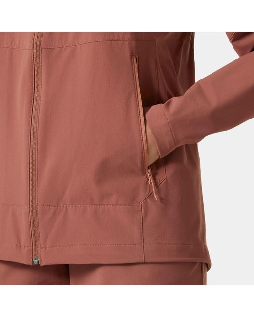Helly Hansen Brown Blaze Hooded Softshell Jacket